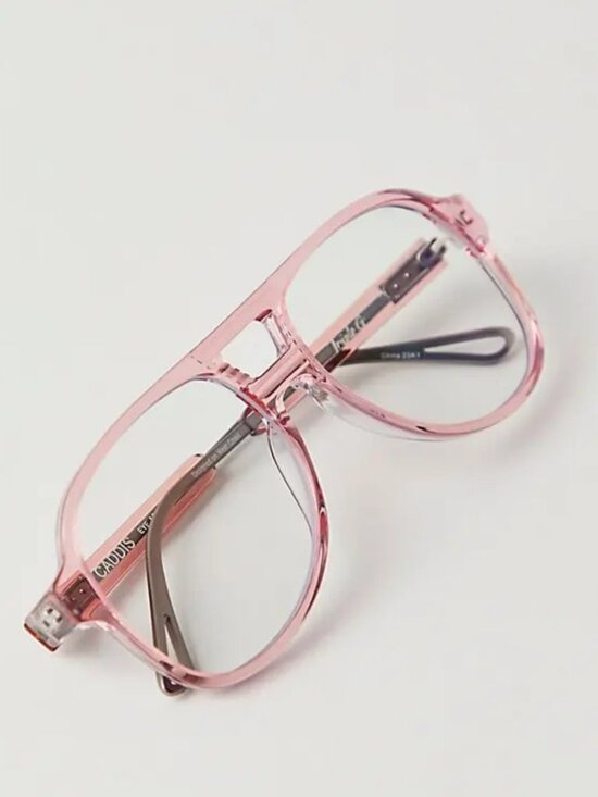 NWT Free People x Caddis Triple G Reader Glasses in Polished Pink and Vodka
